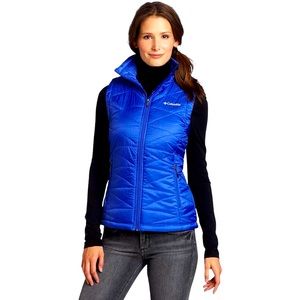 Columbia Mighty Lite III Vest Womens XS Purple Indigo Omni Heat Shield Thermal